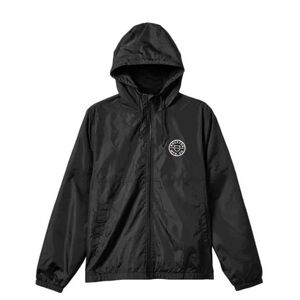 Brixton Black Hooded Windbreaker